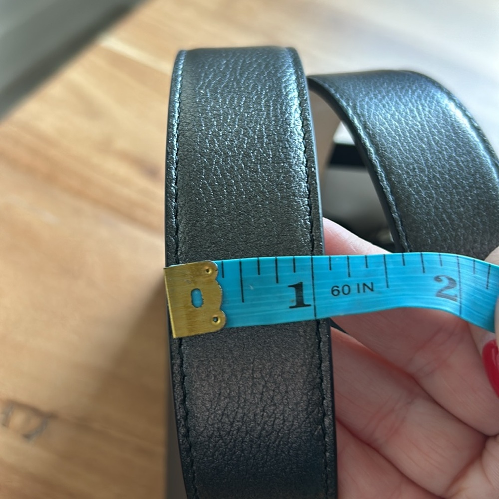 NWT Versace La Medusa Head Gunmetal Leather Belt - Picture 14 of 15